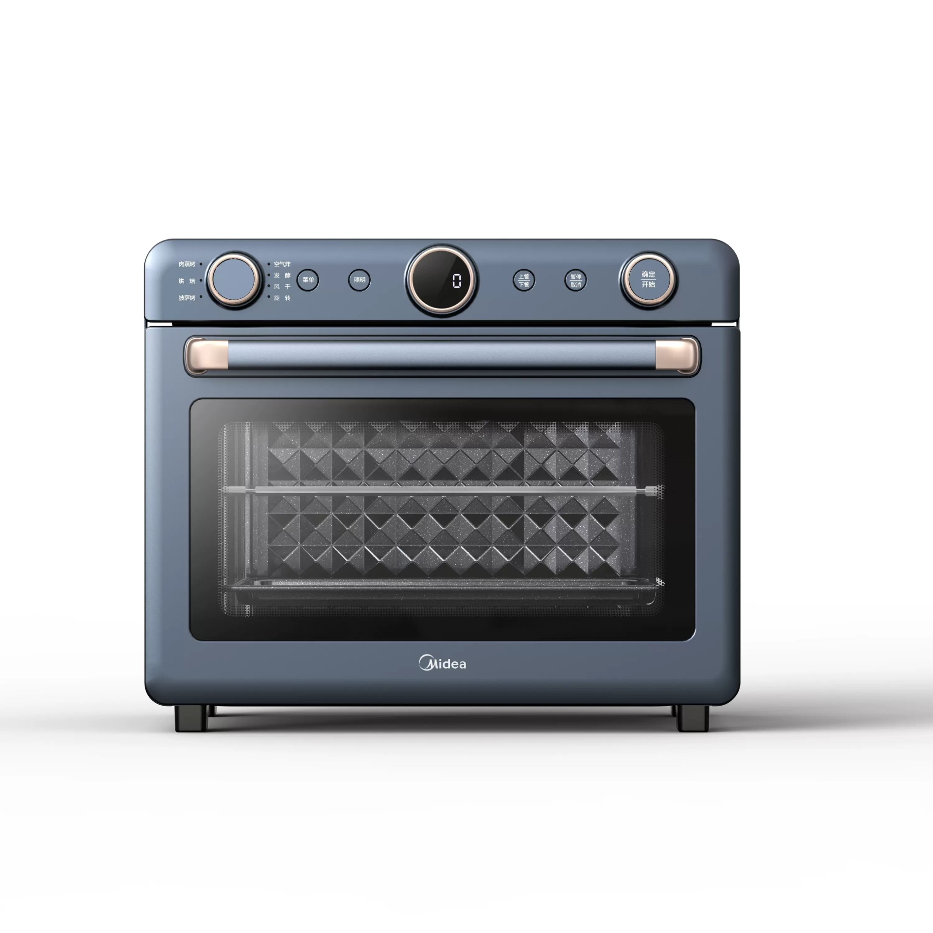 美的初見石墨烯多功能空氣炸烘焙電烤箱35L容量